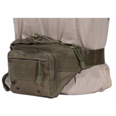 AMA 600D Polyester Tactical Hip-Pack w/ Clip Buckles - OD GREEN
