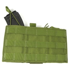 AMA Tactical Airsoft AK Triple Wedge Mag Pouch - OD