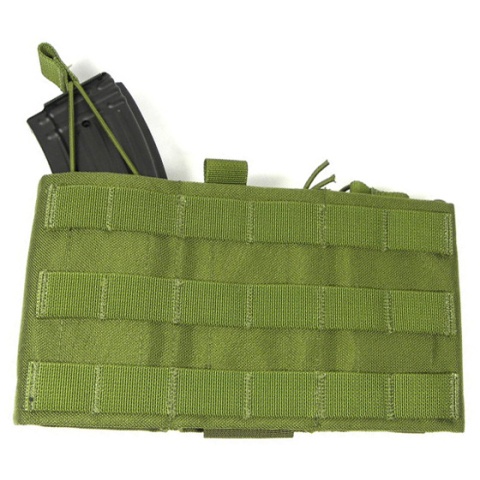 AMA Tactical Airsoft AK Triple Wedge Mag Pouch - OD