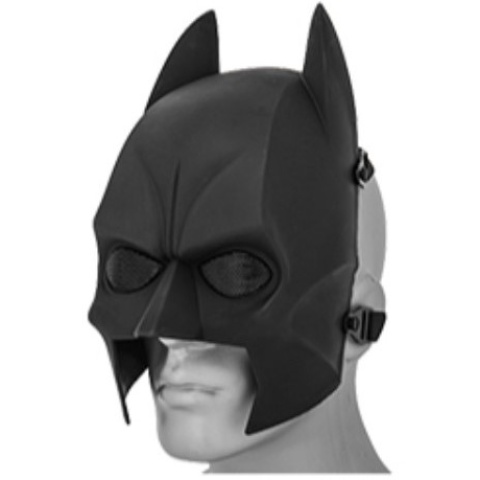 AMA Tactical Dark Hero Wire Mesh Protective Face Mask - BLACK