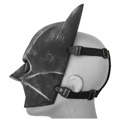 AMA Tactical Dark Hero Wire Mesh Protective Face Mask -BLACK