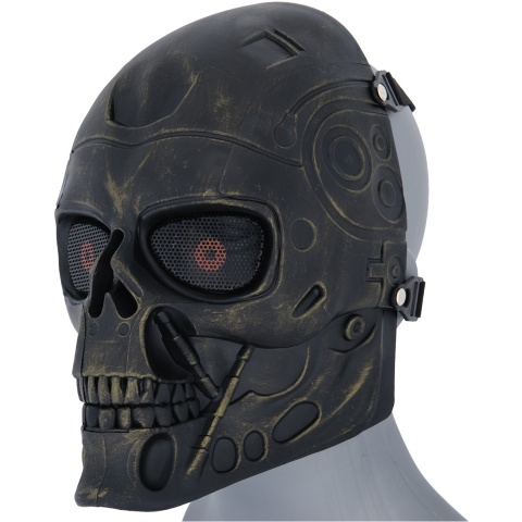 AMA Face Mask Shock Strong Terminator Mask - ANCIENT BRONZE