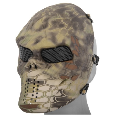 AMA Full Face Mesh Villain Skull Mask - MANDRAKE