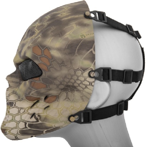 AMA Full Face Mesh Villain Skull Mask - MANDRAKE