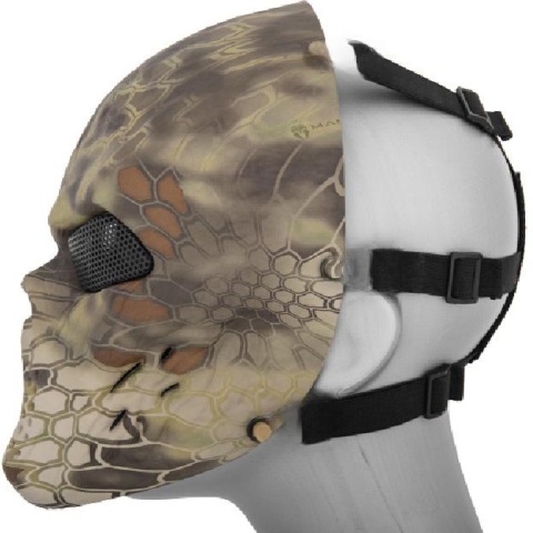 AMA Full Face Mesh Villain Skull Mask - MANDRAKE