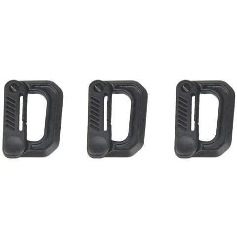 AMA 3X Type-D Small Quick Hook Set - BLACK
