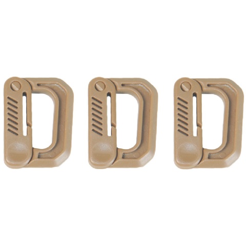 AMA 3X Type-D Small Quick Hook Set - DARK EARTH