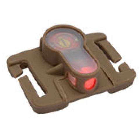 AMA Red LED MOLLE Strobe Light - DARK EARTH