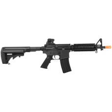 JG Airsoft M4 CQB-R AEG Integrated Metal Rail System - BLACK