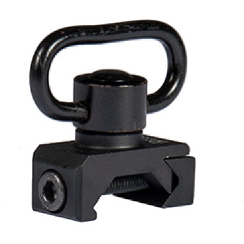 AMA Tactical DD Rail Mount Sling Swivel - BLACK