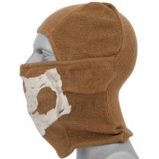 AMA Winter Glow-in-Dark Skull Balaclava - COYOTE BROWN