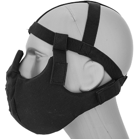 AMA Tactical V5 Conquerors Lower Face Mask - BLACK