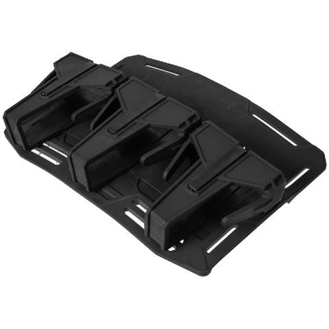 AMA Airsoft Triple M4 Magazine Base Plate - BLACK