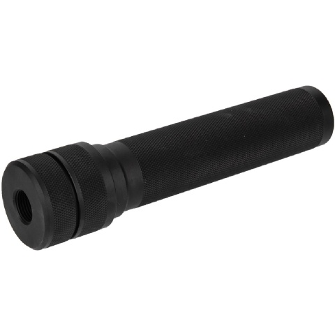 AMA Airsoft 14mm CCW AEG Silencer - BLACK