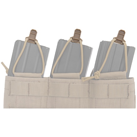 AMA Tactical Bungee Pull Tabs - DARK EARTH