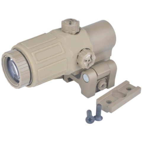 AMA Tactical G33 3X Magnifier Kill Flash - DARK EARTH