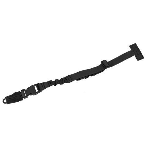Lancer Tactical QR MOLLE Attachment Bungee Sling - BLACK