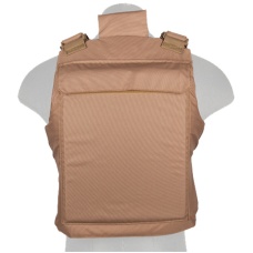 Lancer Tactical Airsoft Ballistic Tactical Vest (Khaki) 