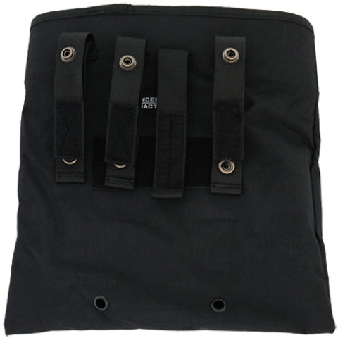 Lancer Tactical Airsoft Nylon Large Foldable Dump Pouch - BLACK