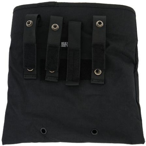 Lancer Tactical Airsoft Nylon Large Foldable Dump Pouch - BLACK