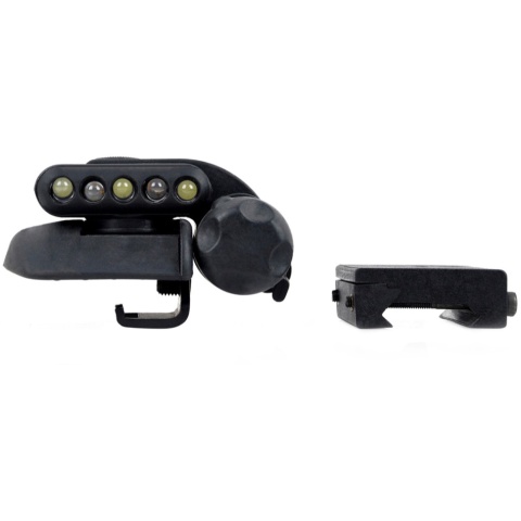 Element Tactical Airsoft Helmet Light Set Gen 2 - BLACK