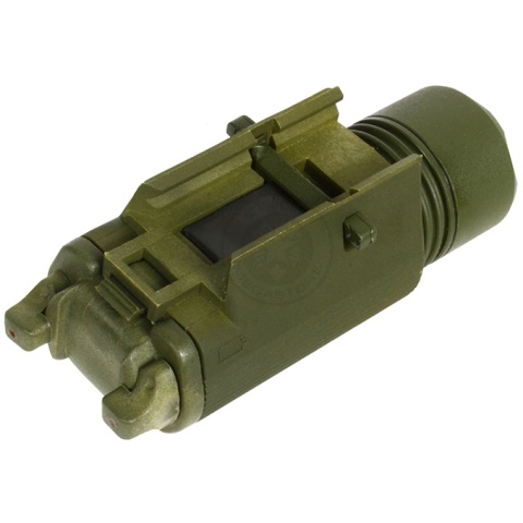 J-Rich Xenon M3 RIS Mounted 80 Lumen Flashlight - OD GREEN