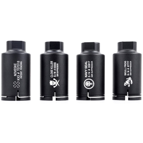 Element NOV M4 Mini Version Flash Hider Close Killer - BLACK