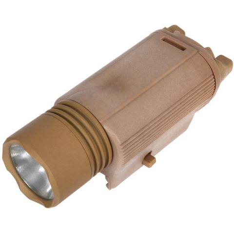 J-Rich 80 Lumen Xenon M3 RIS Gun-Mounted Flashlight - DESERT TAN
