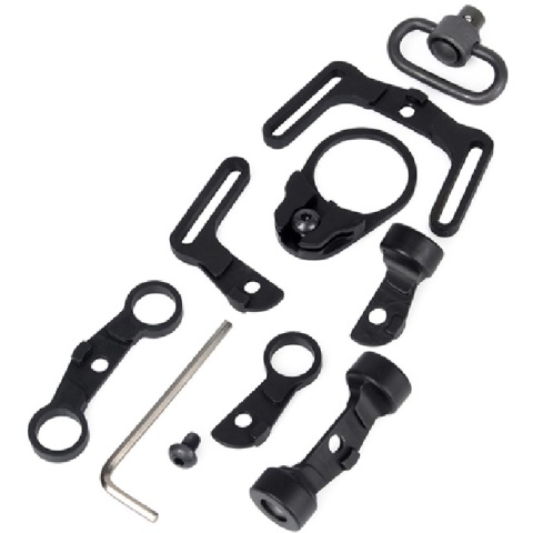 AMA Multi-Function Metal Sling Swivel M39 GBB - BLACK