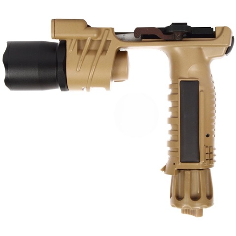 J-Rich  LED G900 160 Lumen Tactical Foregrip Flashlight w/ Nav Lights and Quick Release Mount