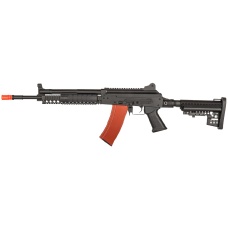 JG AK74 EBB Metal RIS AEG Rifle - BLACK/TAN
