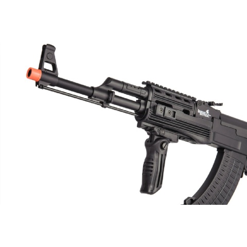 Lancer Tactical Folding Stock AK47 Airsoft AEG w/ Folding Stock - BLK - (Battery & Charger Included)