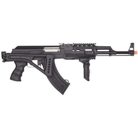 Lancer Tactical Folding Stock AK47 Airsoft AEG w/ Folding Stock - BLK - (Battery & Charger Included)