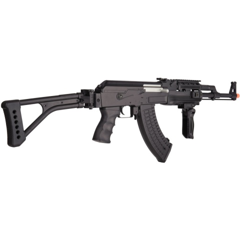 Lancer Tactical Folding Stock AK47 Airsoft AEG w/ Folding Stock - BLK - (Battery & Charger Included)