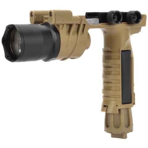J-Rich Xenon G910 220 Lumen Tactical Foregrip Flashlight w/ Nav Lights