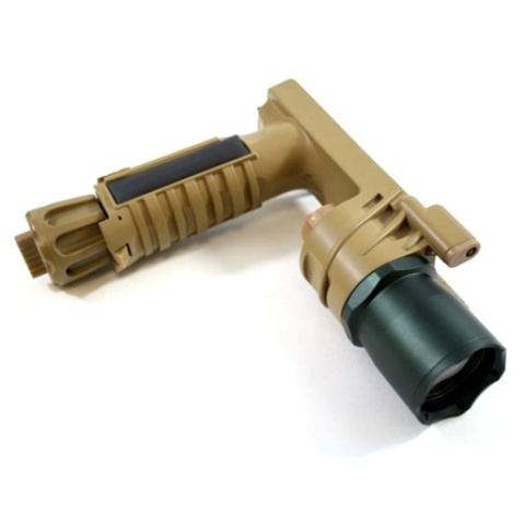 J-Rich Xenon G910 220 Lumen Tactical Foregrip Flashlight w/ Nav Lights