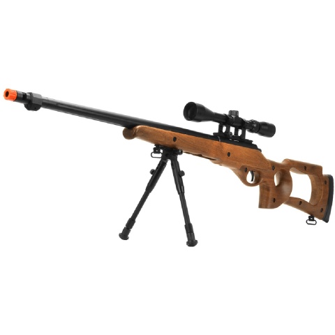 Well MB10D Sniper Rifle w/ Scope and Bipod - FAUX WOOD