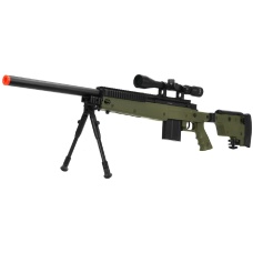 Well MB4406D Sniper Rifle W/ Folding Stock Bipod & Scope - OD
