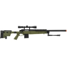 Well MB4406D Sniper Rifle W/ Folding Stock Bipod & Scope - OD