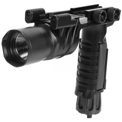 J-Rich LED G910 200 Lumen Tactical Foregrip Flashlight w/ Nav Lights