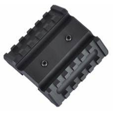 Element Dual Offset Rail Interface Mount Base - BLACK