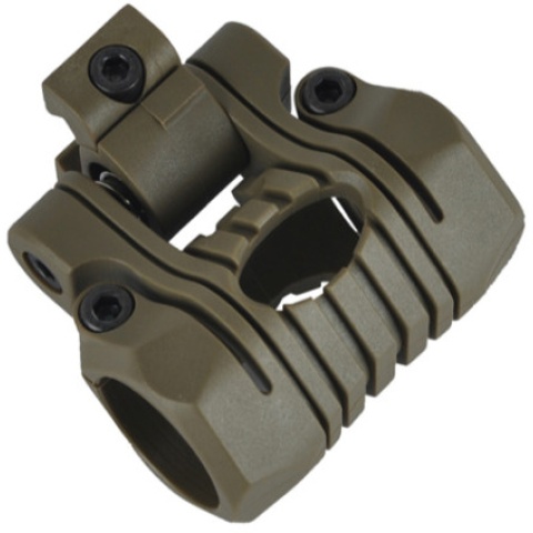 Element Tactical 5-Position Flashlight Rail Mount - DARK EARTH