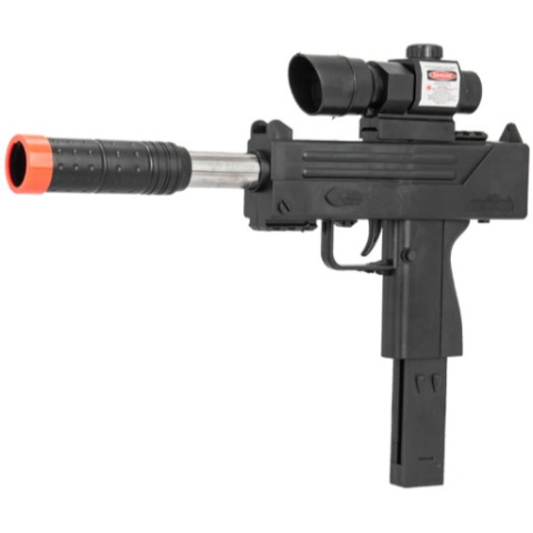 UK Arms Spring Airsoft M10 Pistol w/ Laser & Scope - BLACK