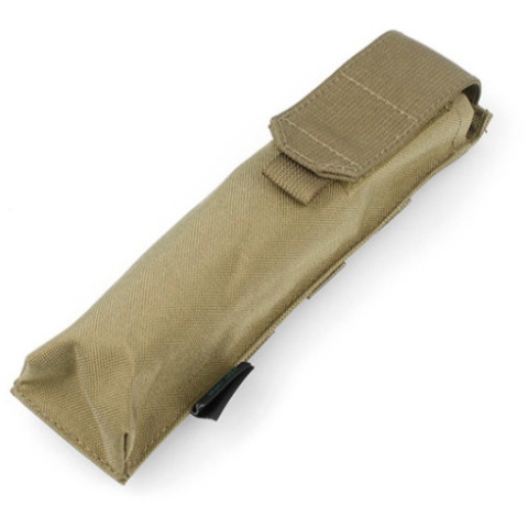 AMA Tactical Airsoft MOLLE P90 Single Magazine Pouch - KHAKI