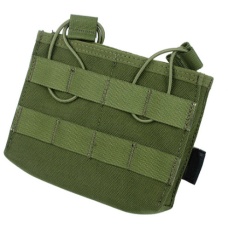 AMA Tactical MOLLE CQB Universal Double Mag Pouch - OLIVE DRAB