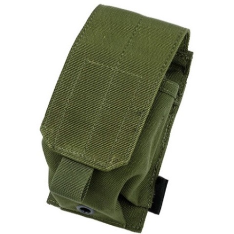 AMA Tactical Airsoft 1000D MOLLE Smoke Grenade Pouch - OLIVE DRAB