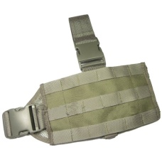 AMA Mini Tactical MOLLE Drop Leg Panel - FOLIAGE GREEN