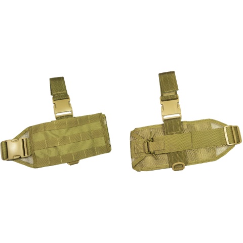 AMA Tactical Mini Modular Drop Leg MOLLE Panel - KHAKI