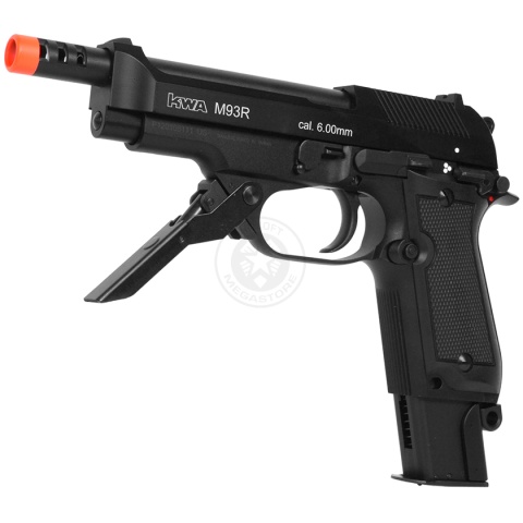 KWA Airsoft Full Metal M93R II Gas Blowback Pistol w/ 3-Round Burst