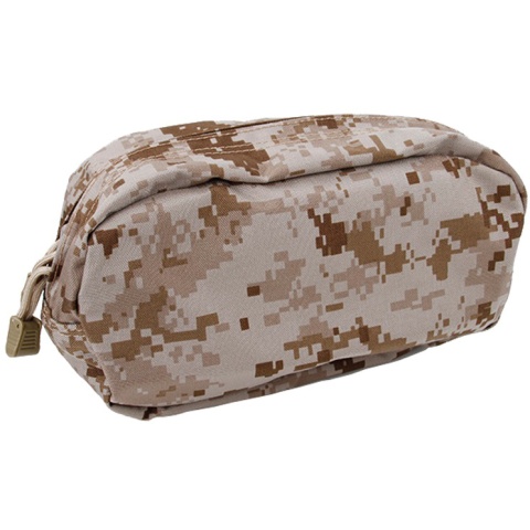 AMA Airsoft Tactical 1000D Large Utility MOLLE Pouch - DESERT DIGITAL